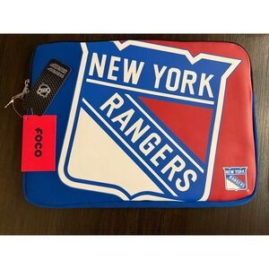 NHL New York Rangers Foco Brand Zippered 15 x 11 Laptop Sleeve- NWT